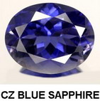 Blue Sapphire CZ