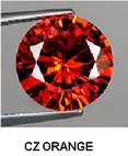 ORANGE CUBIC ZIRCONIA