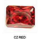 RED CUBIC ZIRCONIA
