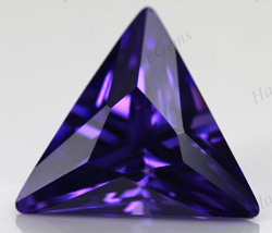 cz amethyst triangle gemstone2