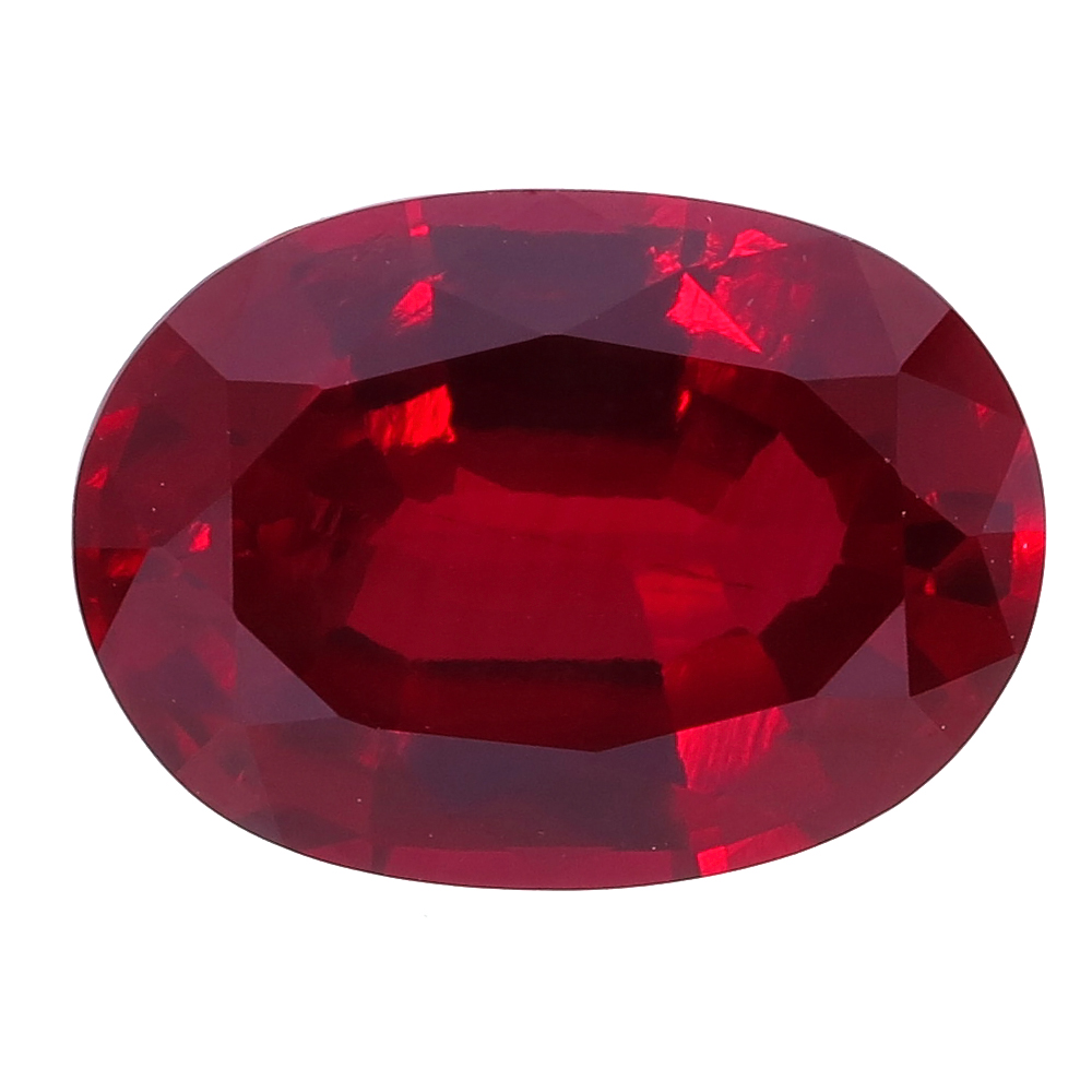 Hydrothermal Ruby - Oval