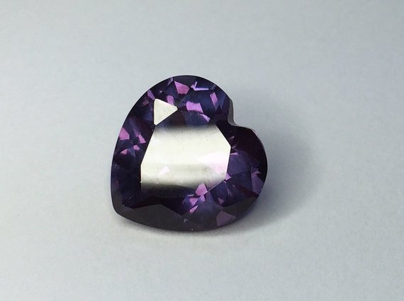 Lab Created Alexandrite# 46 - Heart