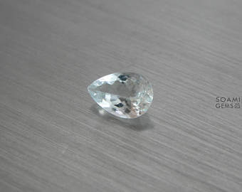 Lab Created Aquamarine# 104 - Pear