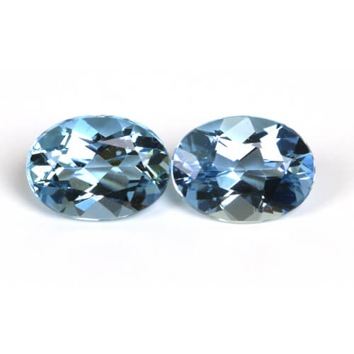 Lab Created Aquamarine# 106 - Oval