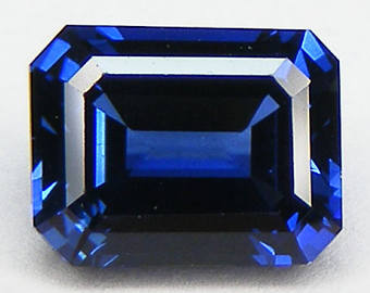 Lab Created Blue Sapphire# 34 (Medium) - Emerald