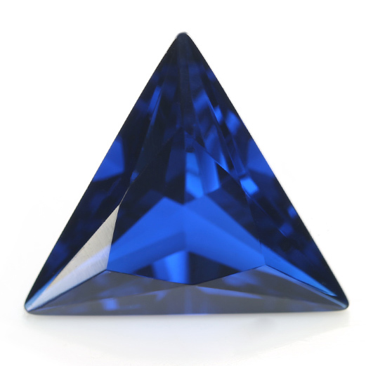 Lab Created Blue Sapphire# 34 (Medium) - Triangle