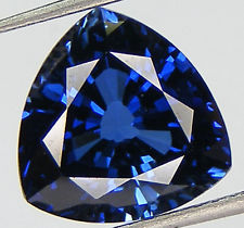 Lab Created Blue Sapphire# 34 (Medium) - Trillion
