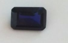 Lab Created Blue Sapphire# 35 (Dark) - Baguette