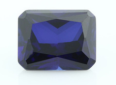 Lab Created Blue Sapphire# 35 (Dark) - Emerald