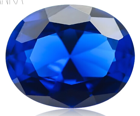 Lab Creared Blue Spinel# 113 - Oval