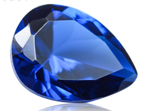 Lab Creared Blue Spinel# 113 - Pear