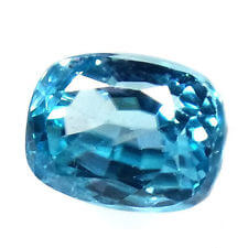 Lab Created Blue Zircon# 120 - Cushion
