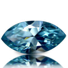 Lab Created Blue Zircon# 120 - Marquise