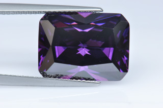 Amethyst Cubic Zirconia - Emerald