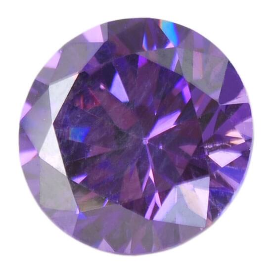 AMETHYST CUBIC ZIRCONIA - Round