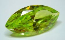 APPLE GREEN CUBIC ZIRCONIA - Marquise