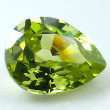 APPLE GREEN CUBIC ZIRCONIA - Pear