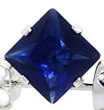 BLUE SAPPHIRE CZ - Square