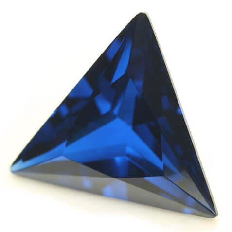 BLUE SAPPHIRE CZ - Triangle