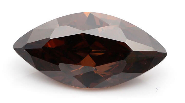 BROWN CUBIC ZIRCONIA - Marquise