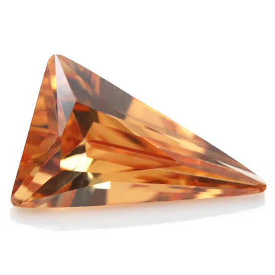 CHAMPAGNE CUBIC ZIRCONIA - Triangle