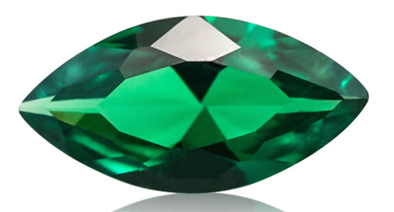 GREEN CUBIC ZIRCONIA - Marquise