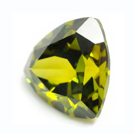 OLIVE CUBIC ZIRCONIA - Trillion