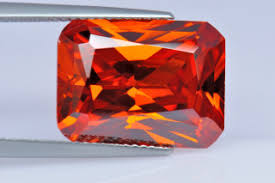 ORANGE CUBIC ZIRCONIA - Emerald