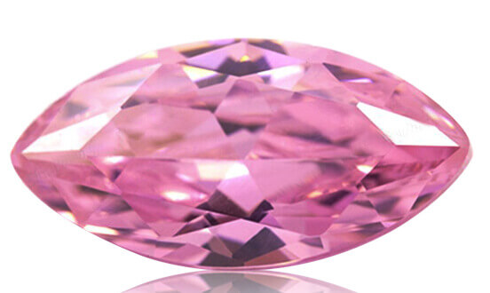 PINK CUBIC ZIRCONIA - Marquise
