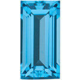 SWISS BLUE TOPAZ CUBIC ZIRCONIA - Emerald