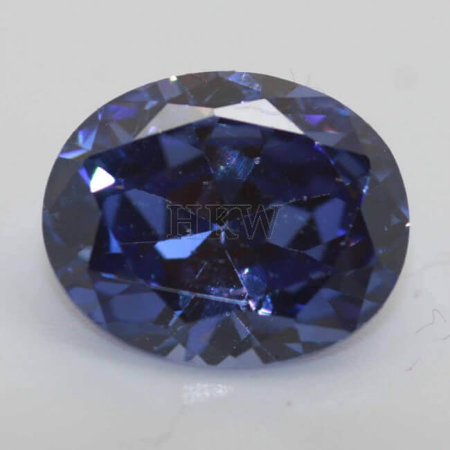 Tanzanite Cubic Zirconia - Oval