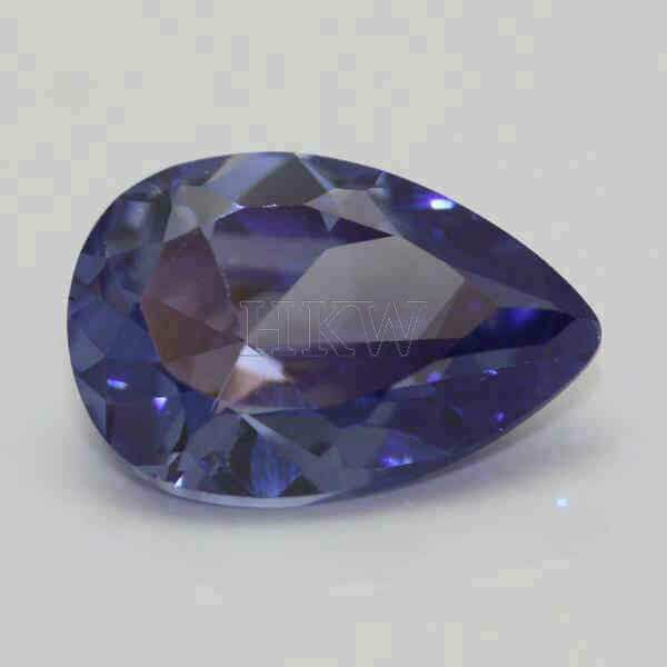 TANZANITE CUBIC ZIRCONIA - Pear