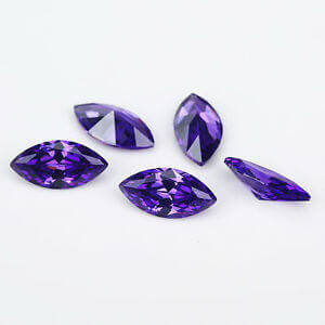 VIOLET CUBIC ZIRCONIA - Marquise