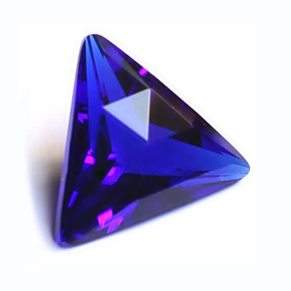VIOLET CUBIC ZIRCONIA - Triangle