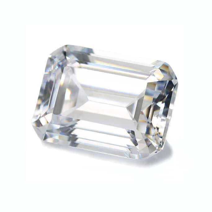 cz white emerald