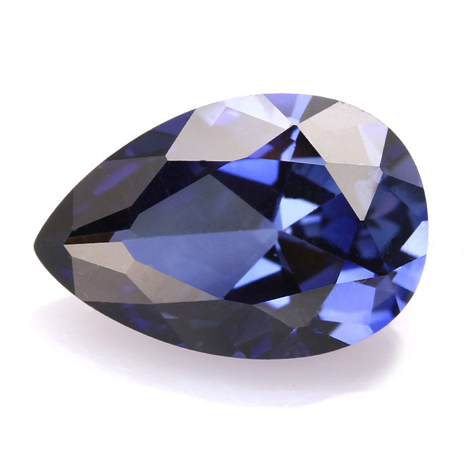 Diffusion Blue Sapphire - Pear
