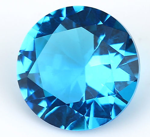 100pcs 3x5~13x18mm pear Dark Aquamarine Loose Glass Gemstone Machine Cut stone 