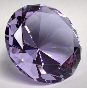 Lavender Glass Gemstones