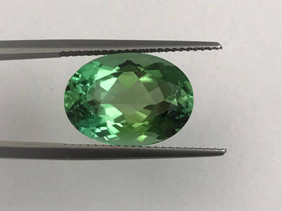 Lab Created Green Tourmaline# 149 - Oval