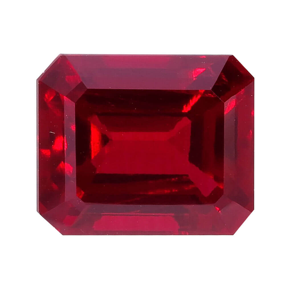 Hydrothermal ruby emerald