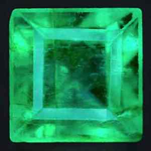 Lab Created Emerald (Light) - Square