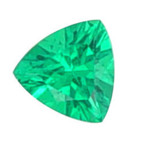 ab Created Emerald (Light) - Trillion