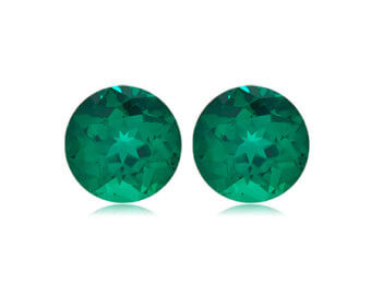 Lab Created Emerald - Round