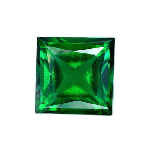 Lab Created Emerald - Square