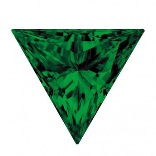 Lab Created Emerald - Triangle