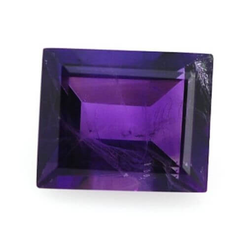 Natural African Amethyst AAA - Baguette