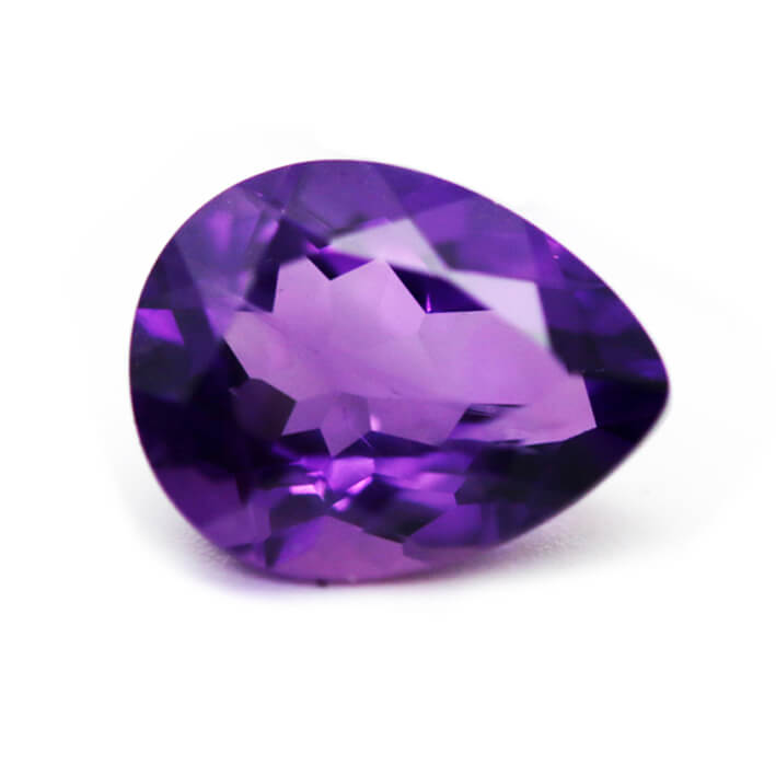 Natural African Amethyst AAA - Pear
