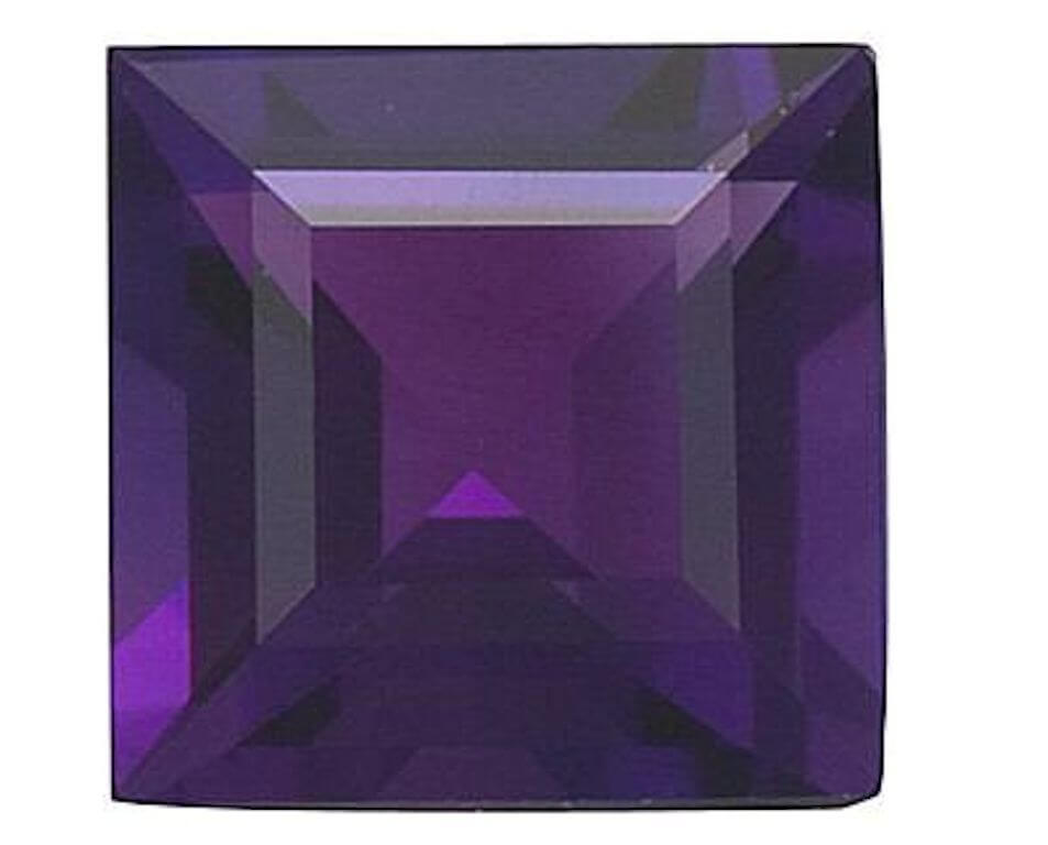 Natural African Amethyst AAA - Square