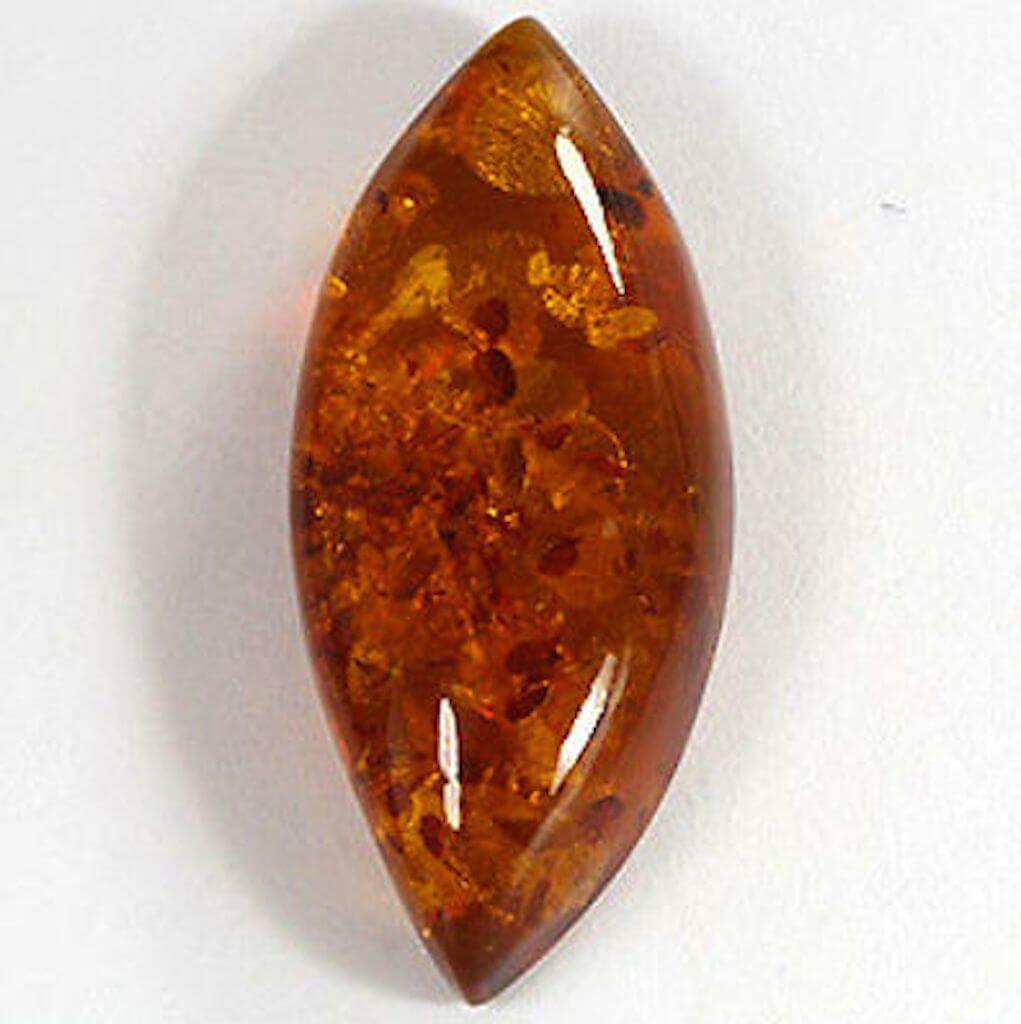 Natural Baltic Amber - Marquise Cabochon