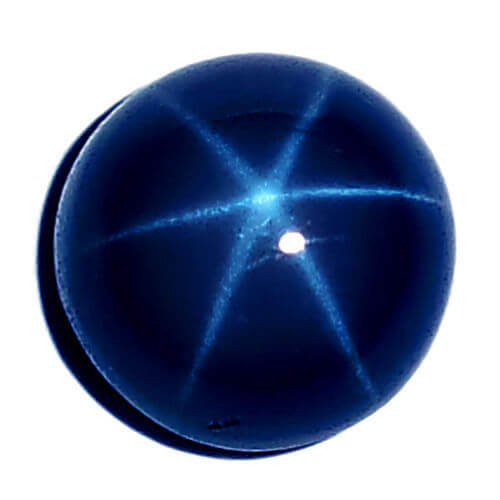 Natural Blue Star Sapphire - Round Cabochon